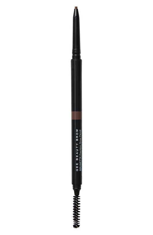 Shop Gee Beauty Precision Brow Pencil In Brunette