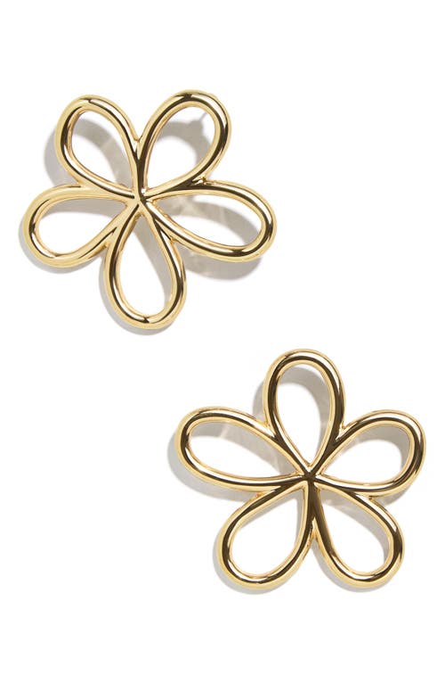 Shop Baublebar Jordy Flower Earrings In Gold