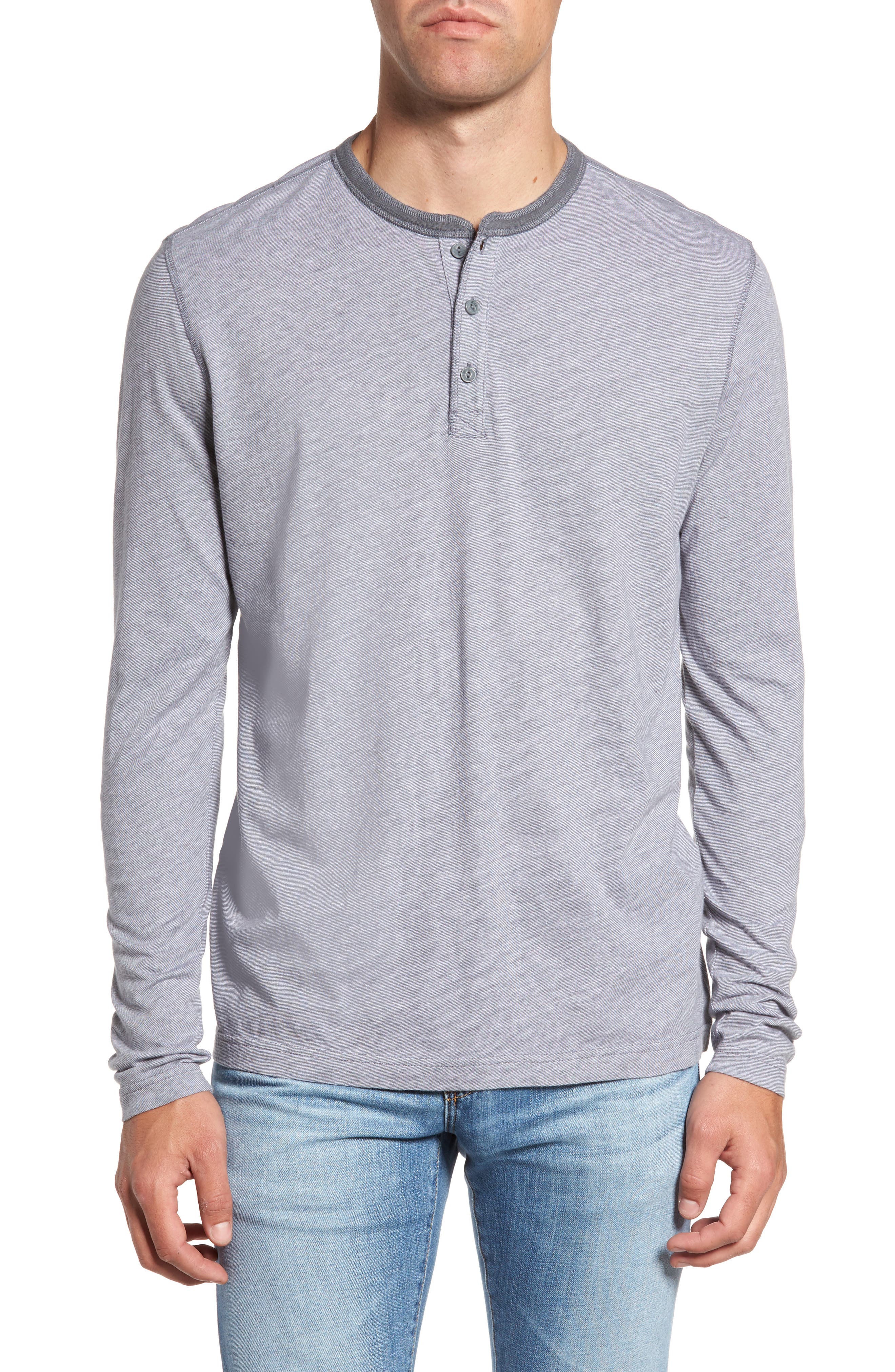 Nordstrom Men's Shop Stripe Henley (Regular & Tall) Nordstrom
