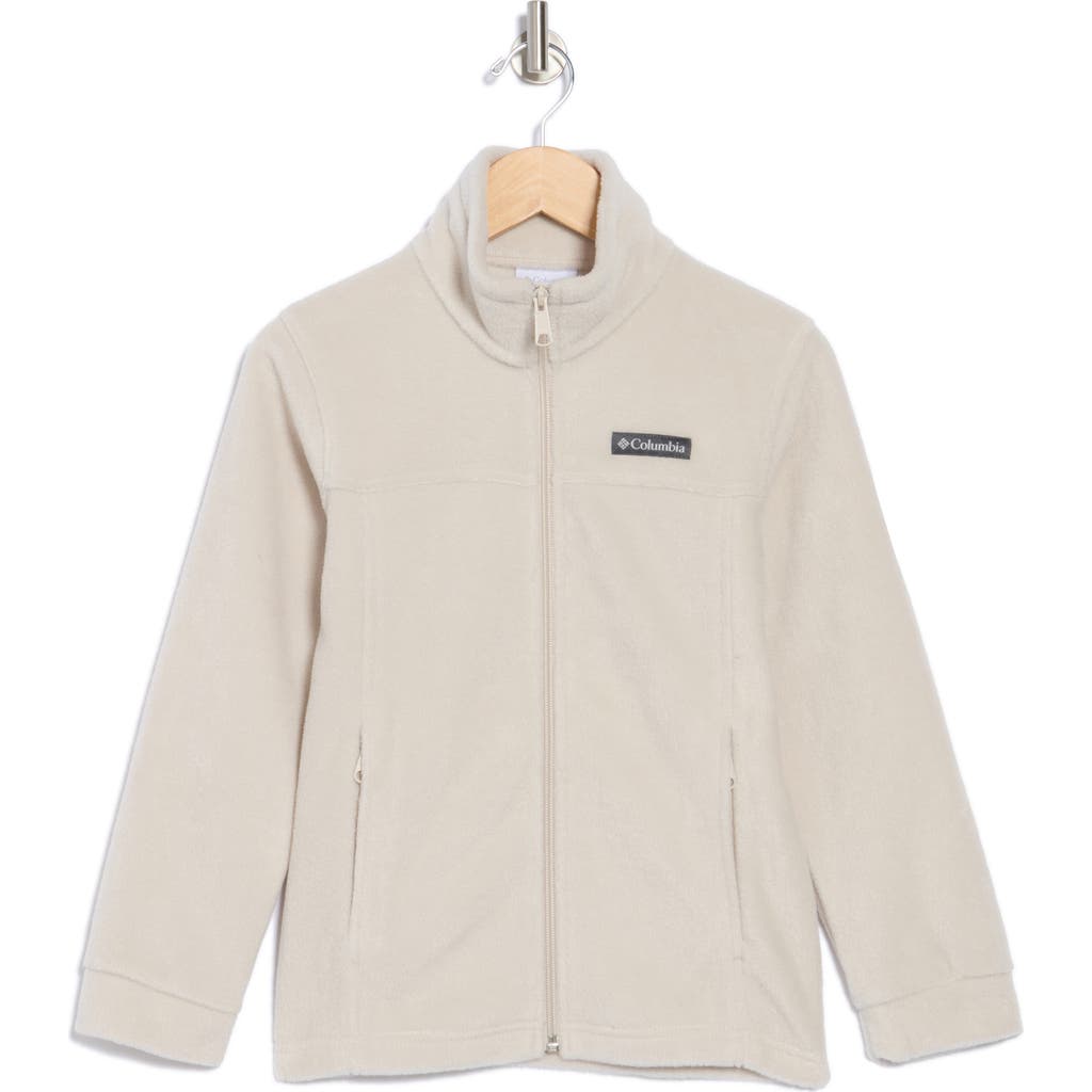 Columbia Kids' Birch Falls Fleece Jacket In Dark Stone