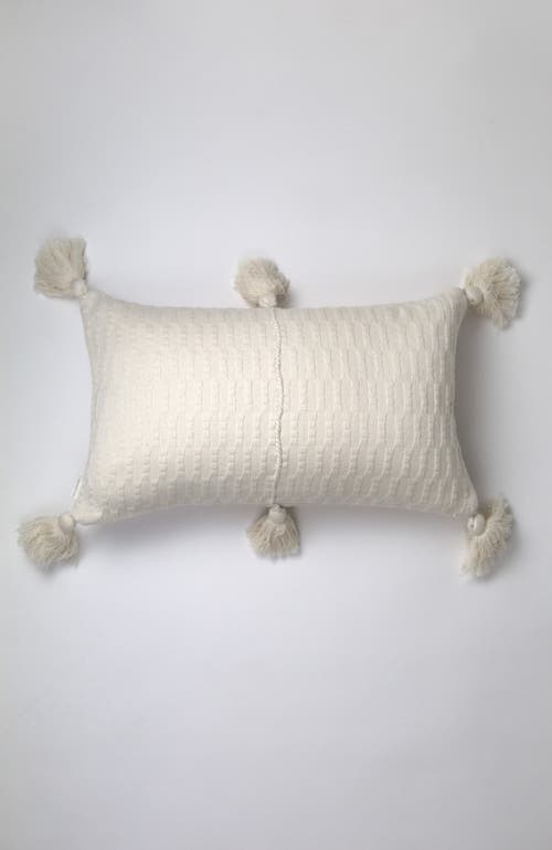 ARCHIVE NEW YORK ARCHIVE NEW YORK ANTIGUA CLASSIC SOLID HANDWOVEN COTTON THROW PILLOW 