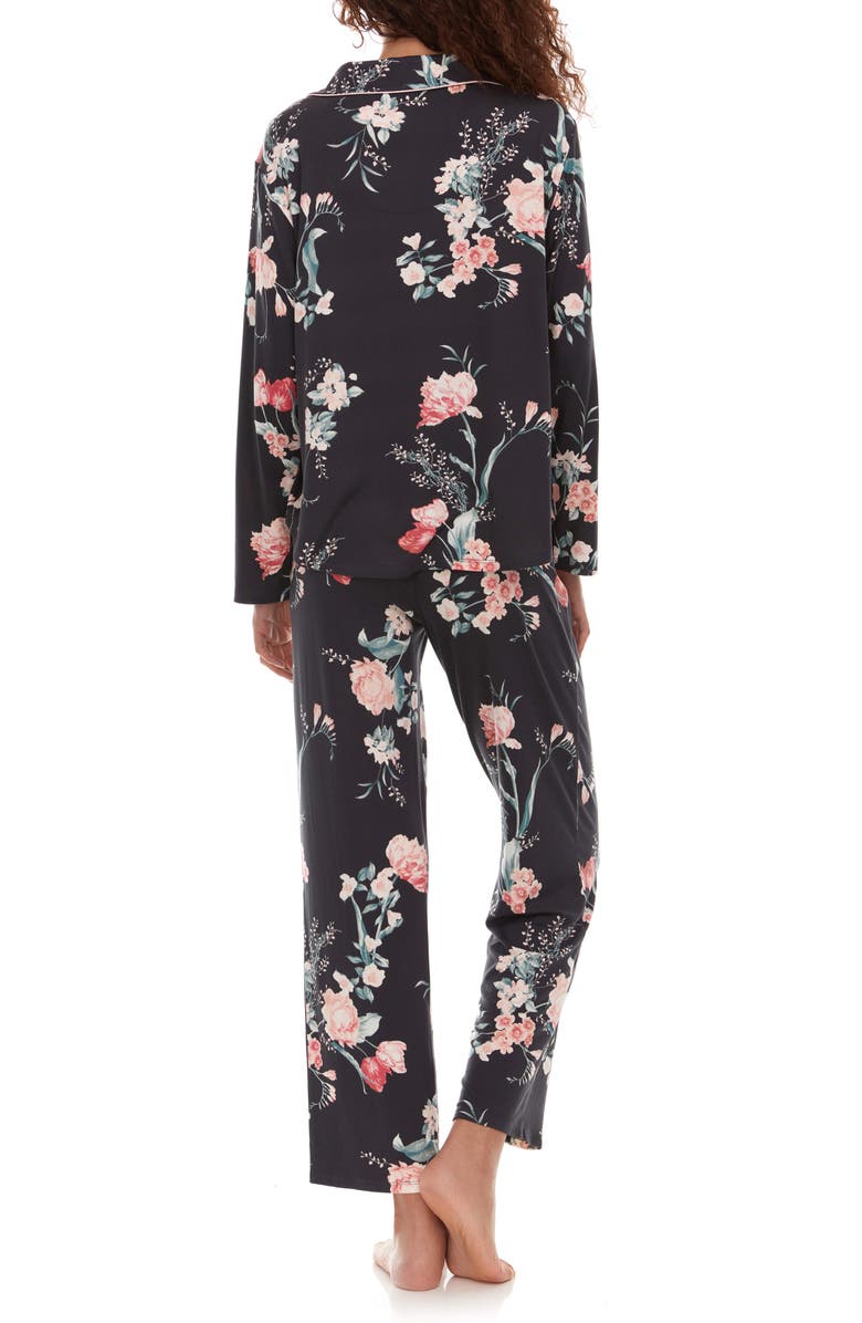 Flora Nikrooz Lindsey Floral Long Sleeve Top & Pants Pajamas ...