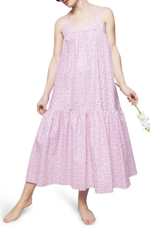 Petite Plume Women's Chloe Sweethearts Cotton Nightgown Pink at Nordstrom,