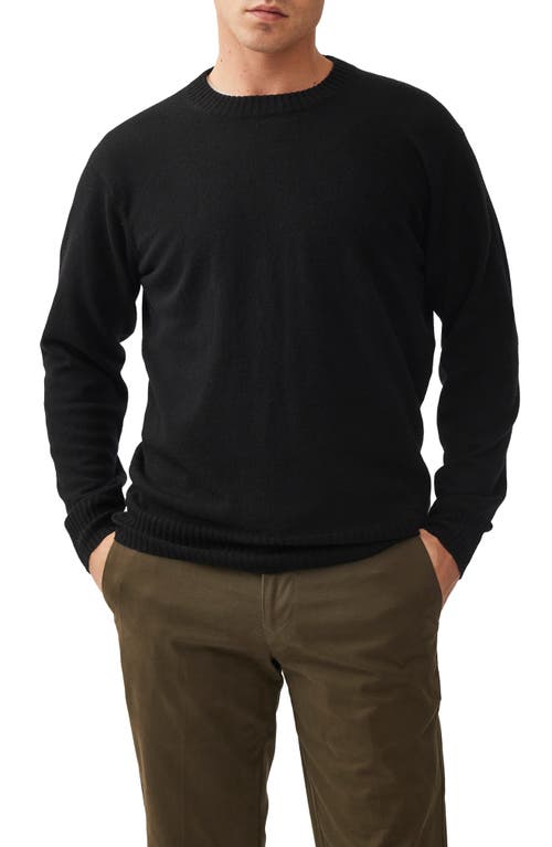 Rodd & Gunn Christchurch Wool & Cashmere Crewneck Sweater In Onyx