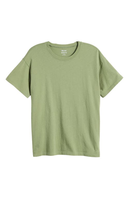 Madewell Softfade Oversize Cotton T-Shirt in Sweet Basil