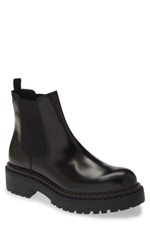 PRADA PRADA DOUBLE CHOCOLATE CHELSEA BOOT