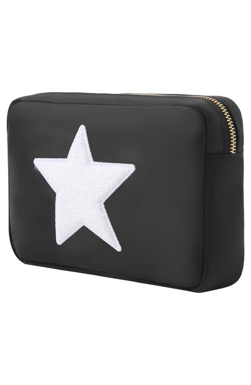 Bloc Bags Medium Star Cosmetics Bag In Black/white