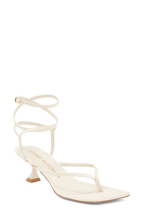 Stuart Weitzman Cabo Square Sandal In Seashell