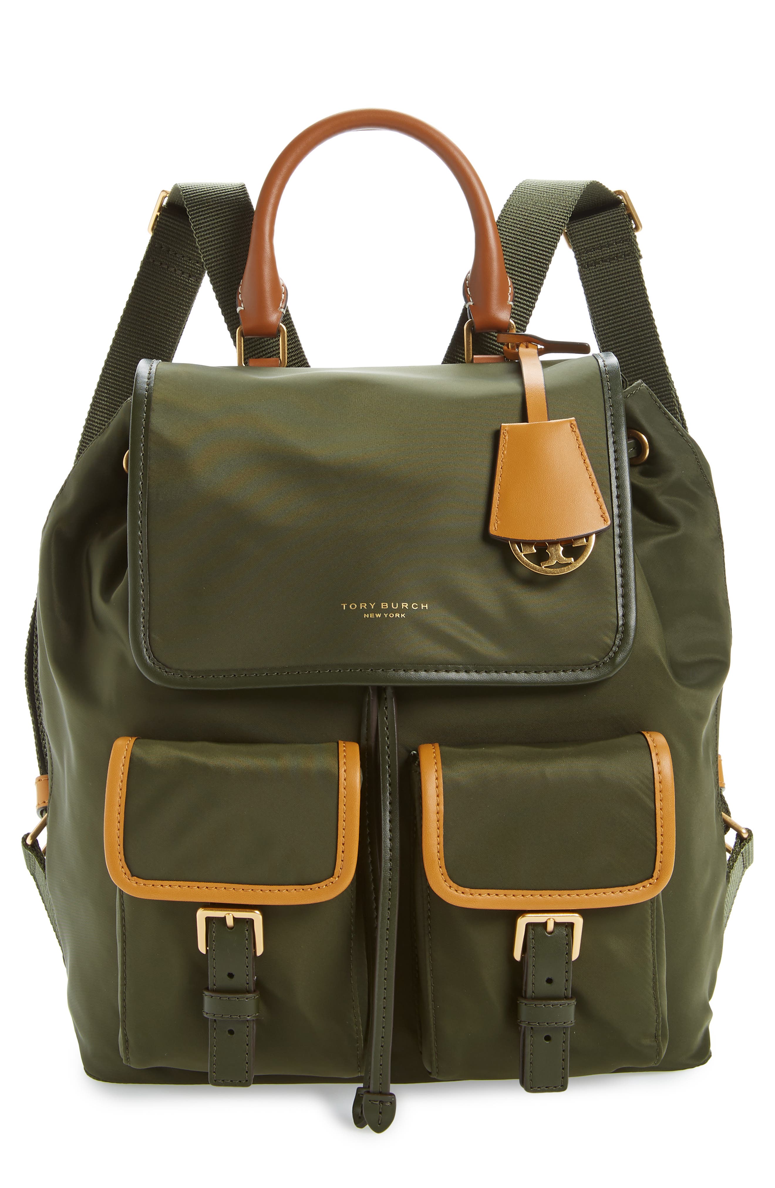 nylon tory burch backpack