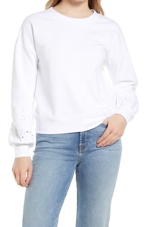 Download Women S White Sweatshirts Hoodies Nordstrom