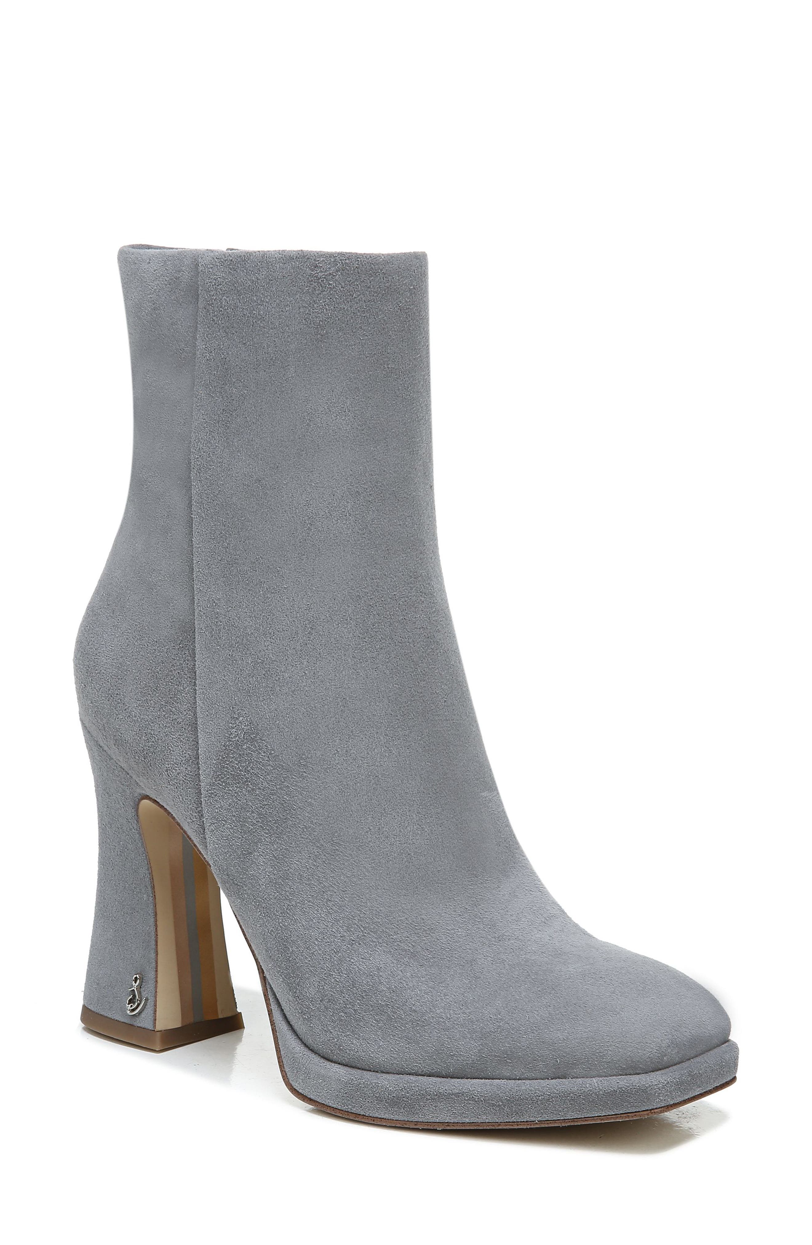 gray shoe boots