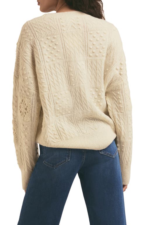 Shop Favorite Daughter The Jovie Wool Blend Sweater In Ivory