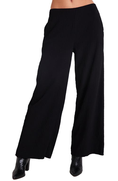 Shop Bella Dahl Clean Wide Leg Pants In Black