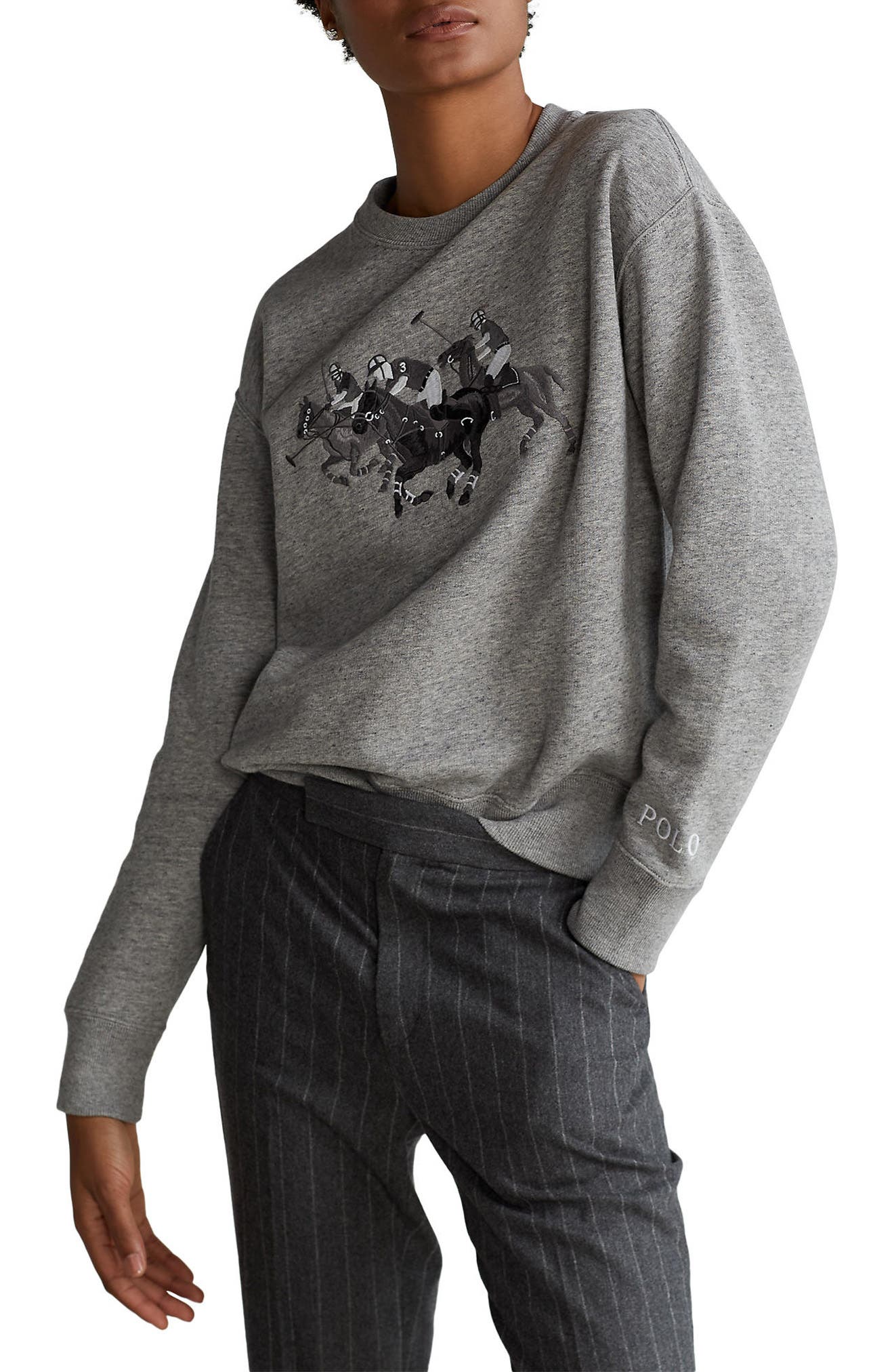 polo fleece pullover