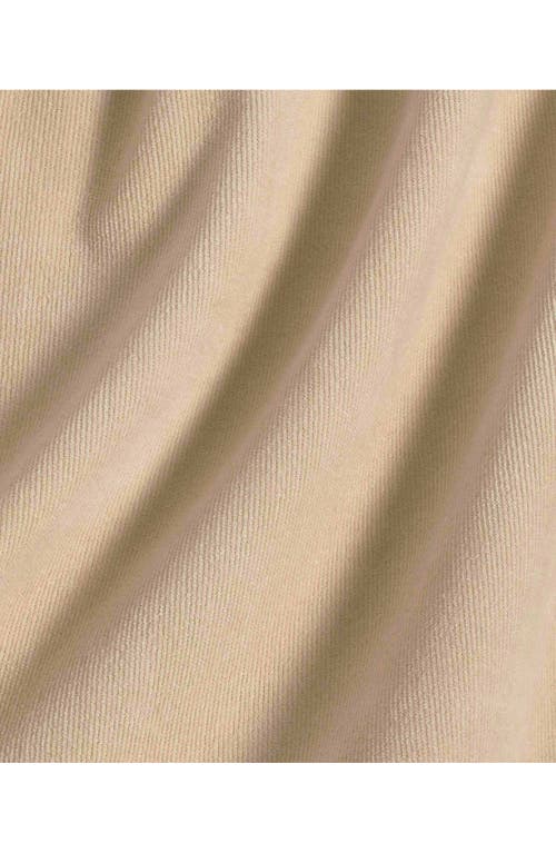 Shop David Donahue Fine Wale Stretch Corduroy Sport Shirt In Sand