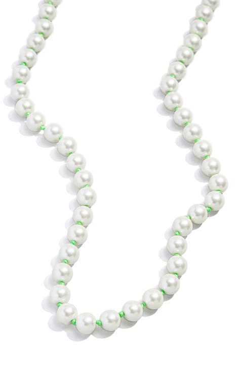 Juliet Imitation Pearl Beaded Necklace