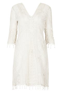Kate Moss for Topshop Crochet Lace Midi Dress (Nordstrom Exclusive ...