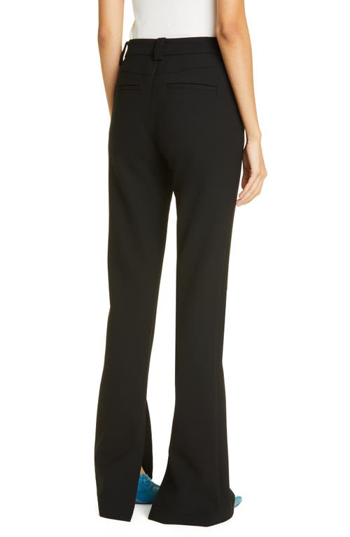 A.l.c Carson Seamed Split-hem Trousers In Black
