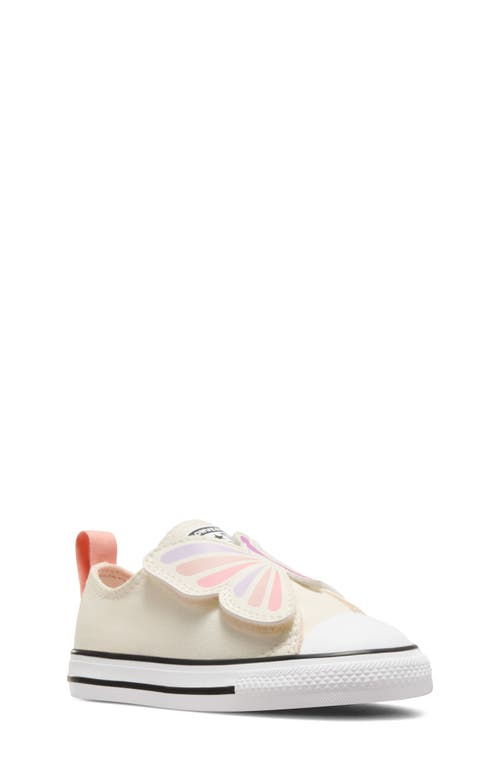 Converse Kids' Chuck Taylor All Star One-Strap Sneaker Egret/Soft Peach/Pink Phase at Nordstrom, M