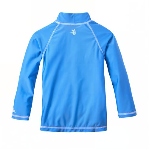 Shop Uv Skinz Long Sleeve Sun & Swim Shirt In Ocean Blue