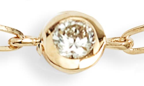 Anzie Bezel Pendant Bracelet In Diamond