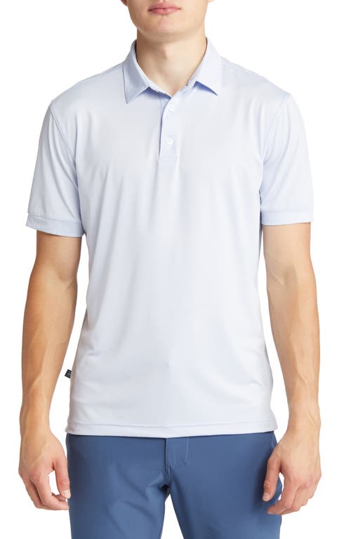 Men's Versa Solid Performance Golf Polo in Light Blue Solid