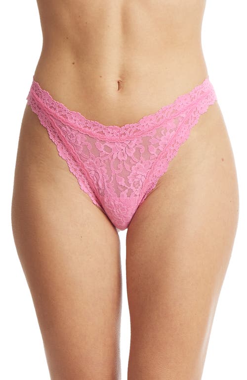 Shop Hanky Panky Signature Lace Tanga In Taffy