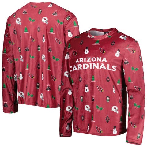 Men's FOCO Red Atlanta Falcons Holiday Repeat Long Sleeve T-Shirt Size: Large