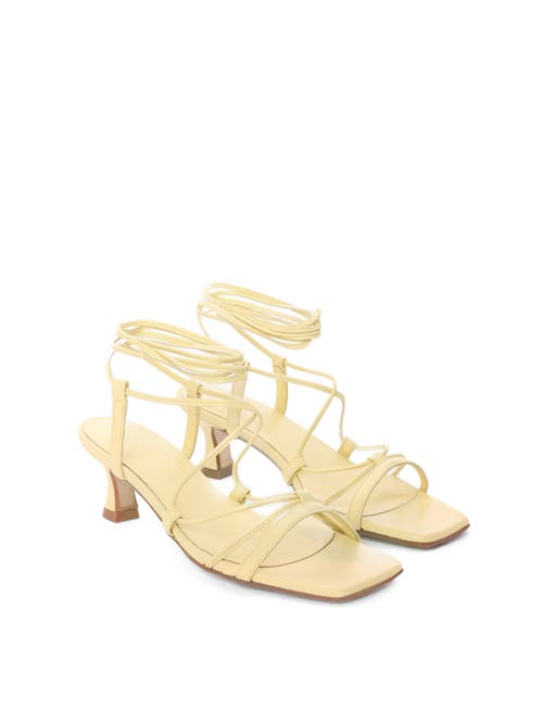 Shop Maguire Livia Heel In Banana Yellow