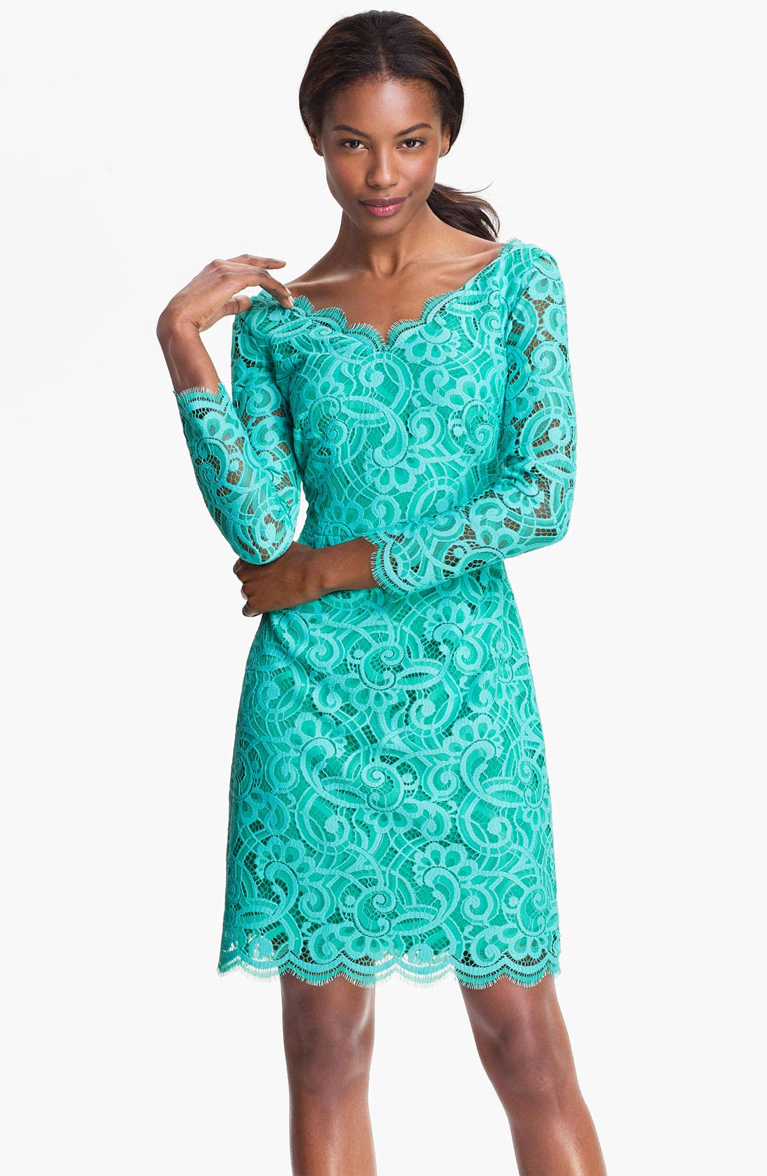 Lilly Pulitzer® 'Helene' Double VNeck Lace Dress Nordstrom