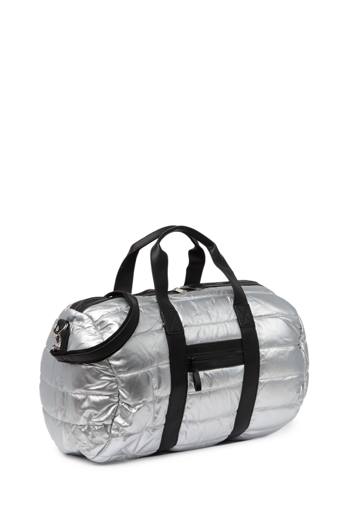 Urban Expressions Metallic Quilted Puffer Duffle Bag Nordstrom Rack