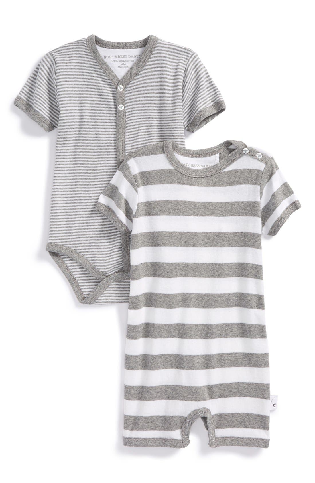Burt's Bees Baby Organic Cotton Bodysuit & Romper (Baby) Nordstrom