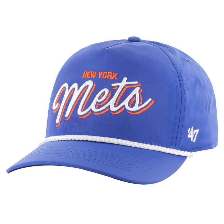 47 ' Royal New York Mets Fairway Hitch Adjustable Hat In Blue