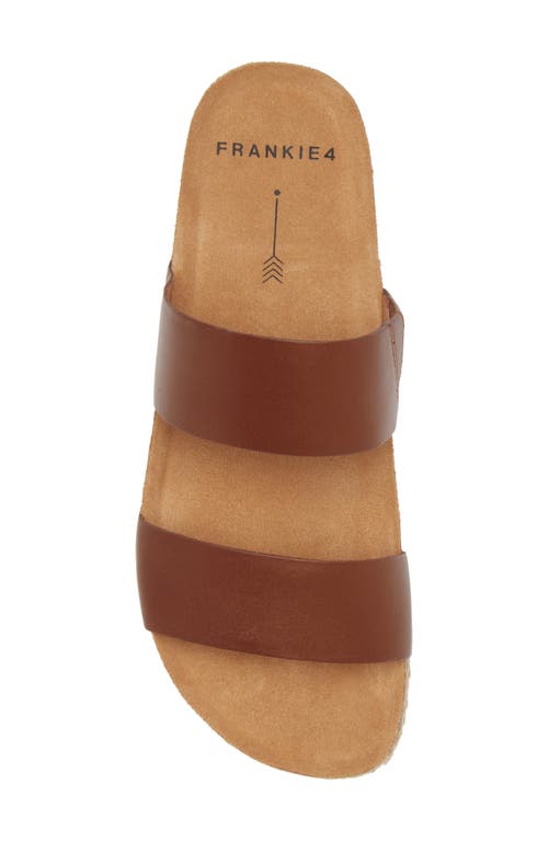 Shop Frankie4 Maria Iii Slide Sandal In Cognac