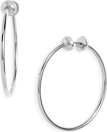 Silver Polish Small Huggie Hoop Earrings
