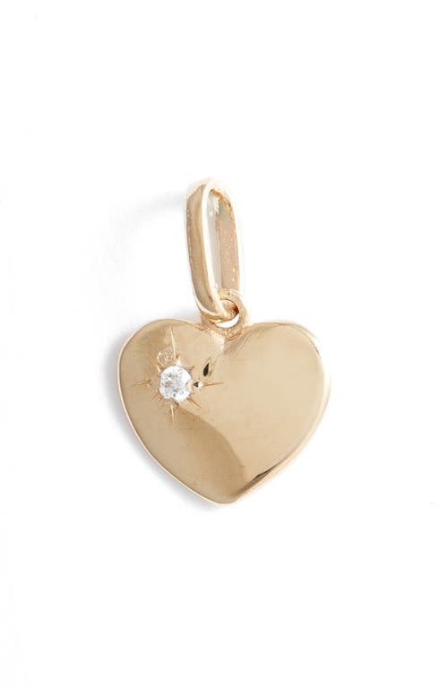 ANZIE ANZIE JAC+JO ICON HEART PENDANT CHARM 