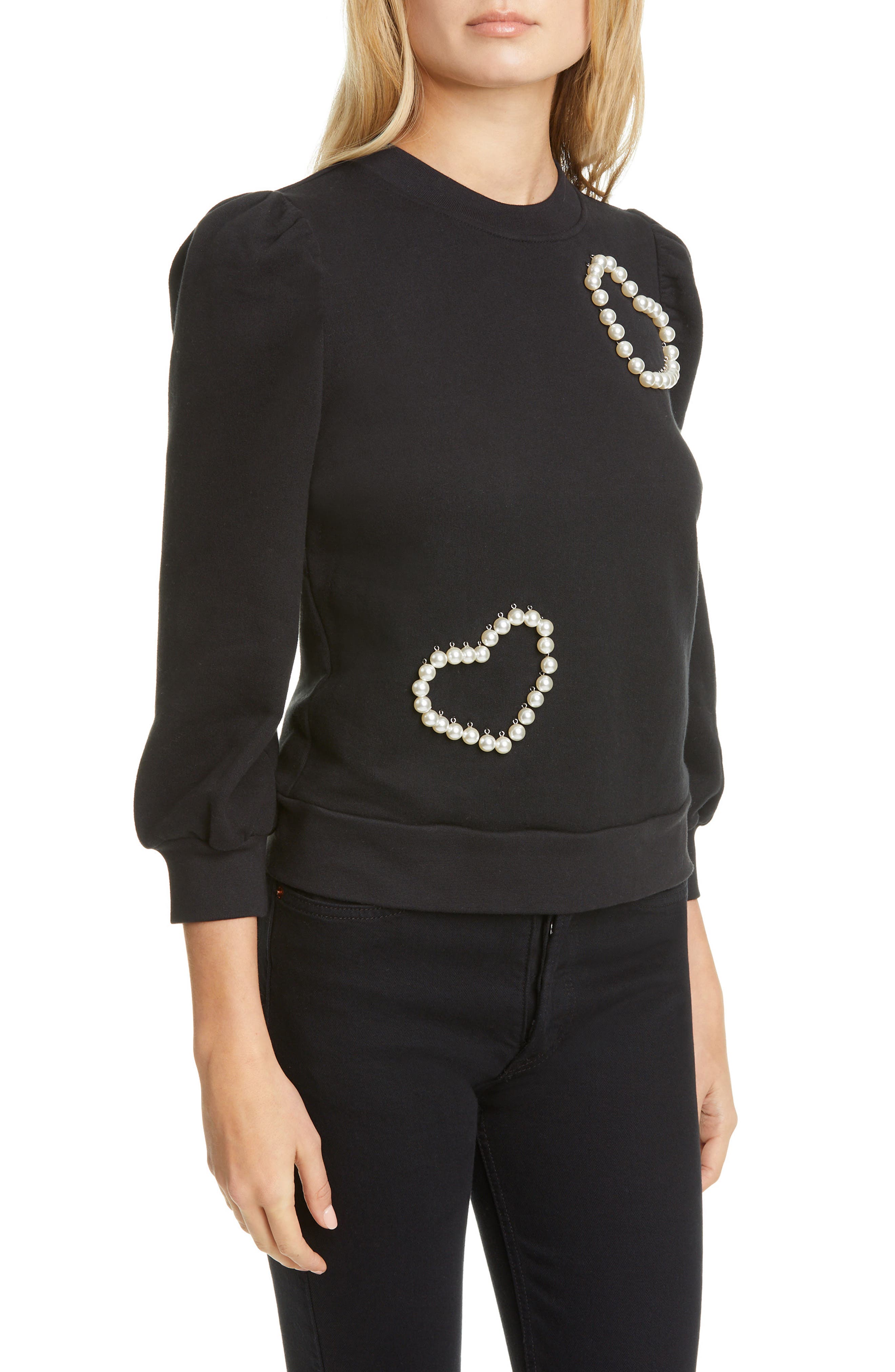 kate spade heart sweatshirt