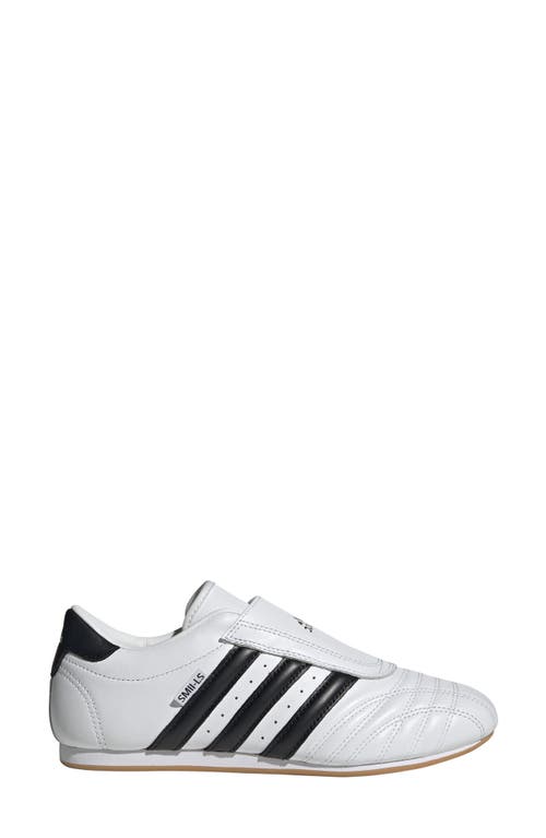 Shop Adidas Originals Adidas Taekwando Shoe In White/black/gum