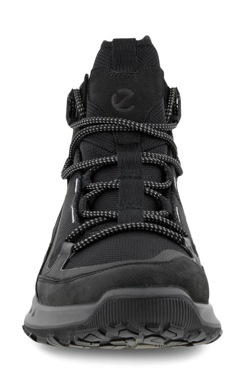 Shop Ecco Ult-trn Waterproof Boot In Black/black/black