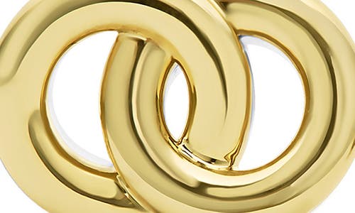 Lagos Interlocking Circle Stud Earrings In Two-tone