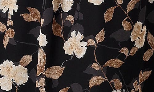 Petal And Pup Petal & Pup Lucah Floral Ruffle Maxi Dress In Black