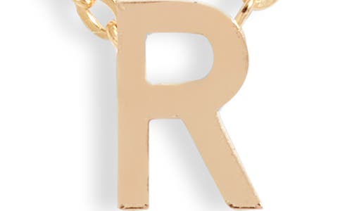 Set & Stones Cheyenne Initial Pendant Necklace In Gold/r