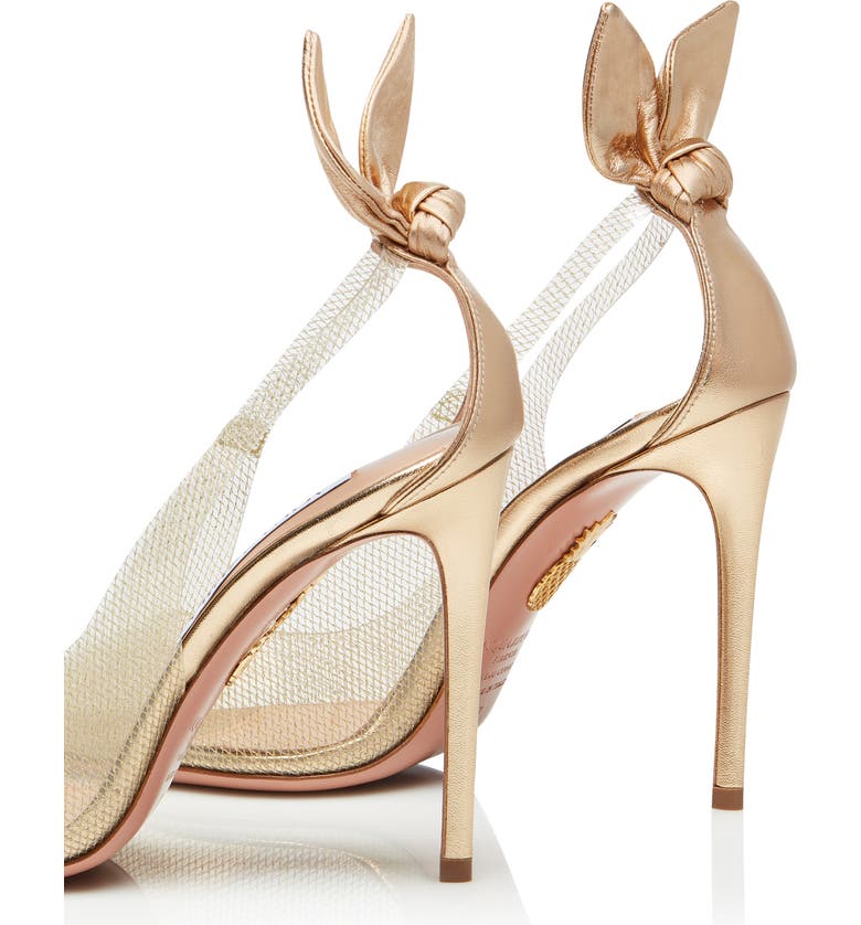 Aquazzura Bow Tie Clear Pointed Toe Pump Nordstrom Aquazzura Bow Tie Clear Pointed Toe Pump Nordstrom