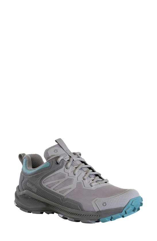 Oboz Katabatic Low B-dry Waterproof Hiking Sneaker In Island