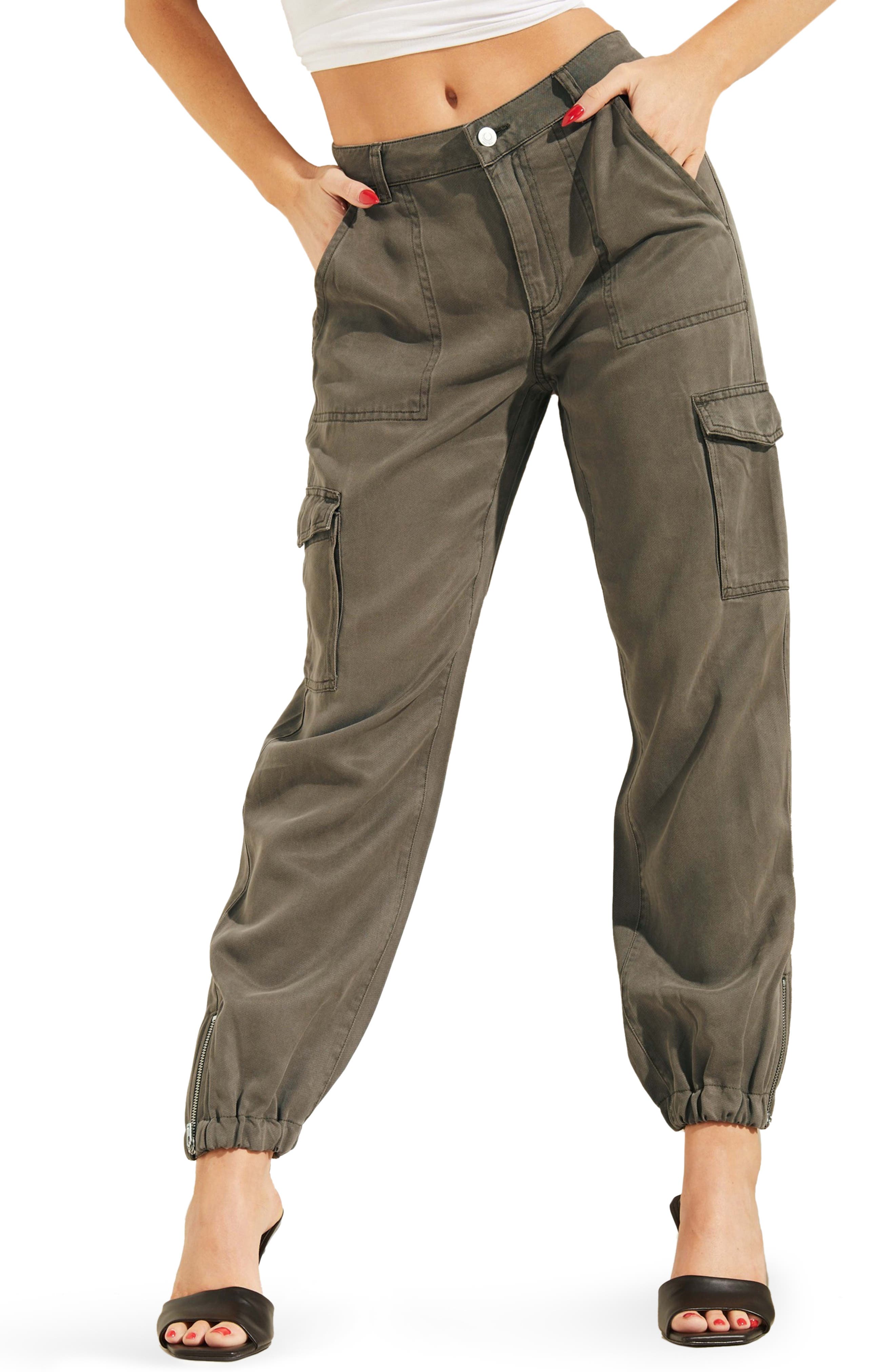 guess cargo pants womens