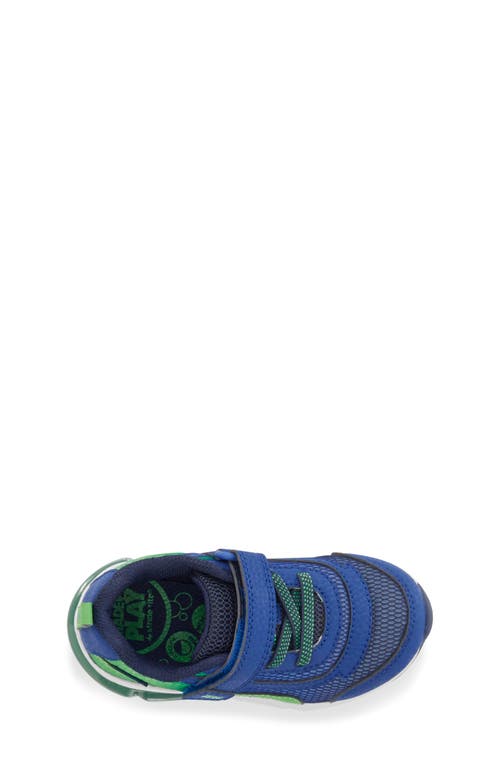 Stride Rite Little Boys M2p Surge Bounce Apma Approved Shoe In Navy/green
