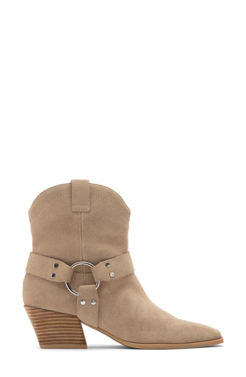 Shop Open Edit Enzo Western Boot In Beige Taupe