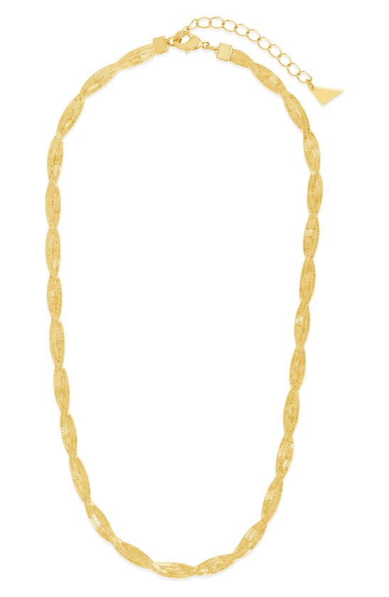 Sterling Forever Oakley Chain Necklace In Gold