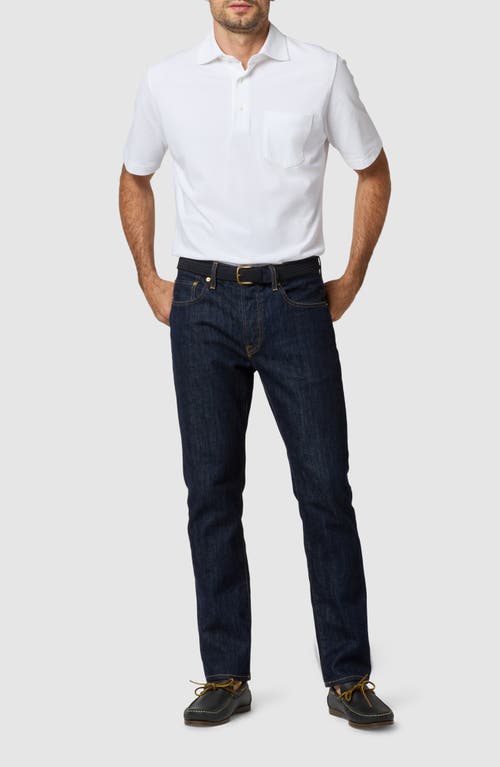 Shop Sid Mashburn Pima Cotton Piqué Polo In White Pique