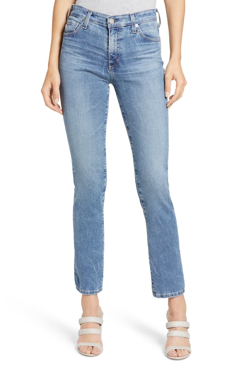 Mari High Waist Slim Straight Leg Jeans | Nordstrom